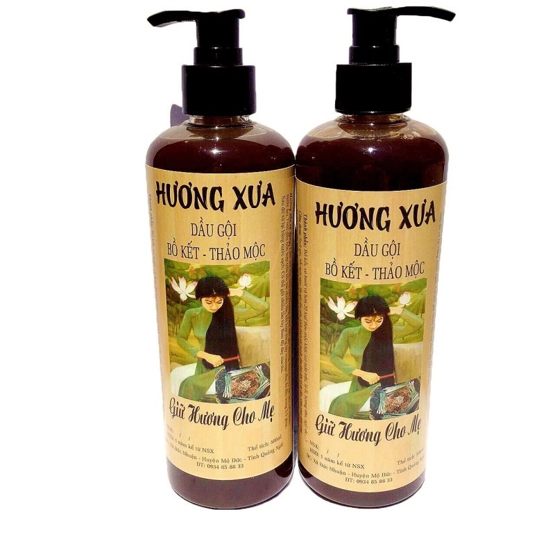 Dầu gội bồ kết Hương Xưa