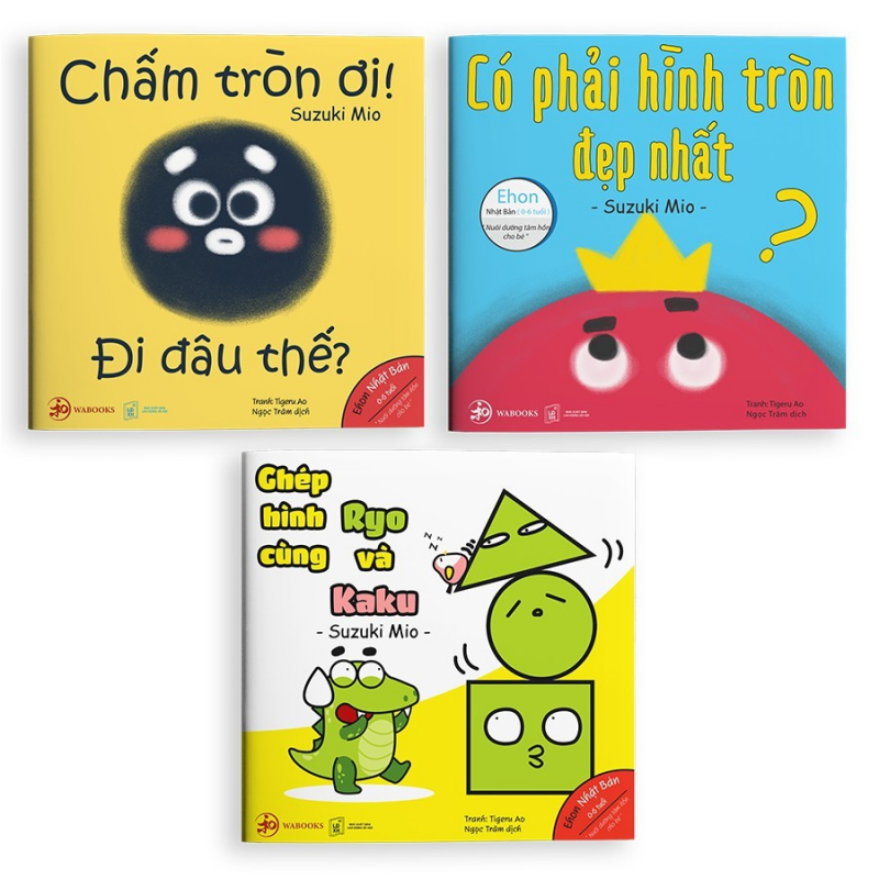 Sách Ehon - Combo 3 cuốn Điều kỳ diệu của hình khối