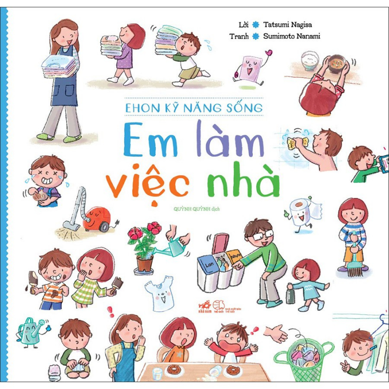 Sách Em Làm Việc Nhà - Bộ Ehon Kỹ Năng Sống
