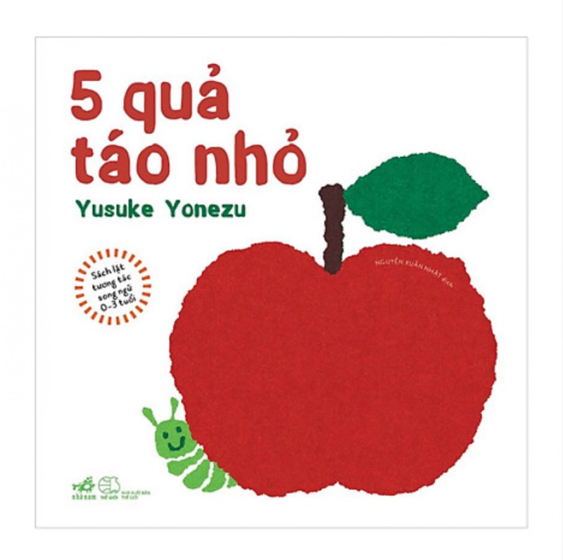 Sách Lật Tương Tác Song Ngữ - 5 quả táo nhỏ