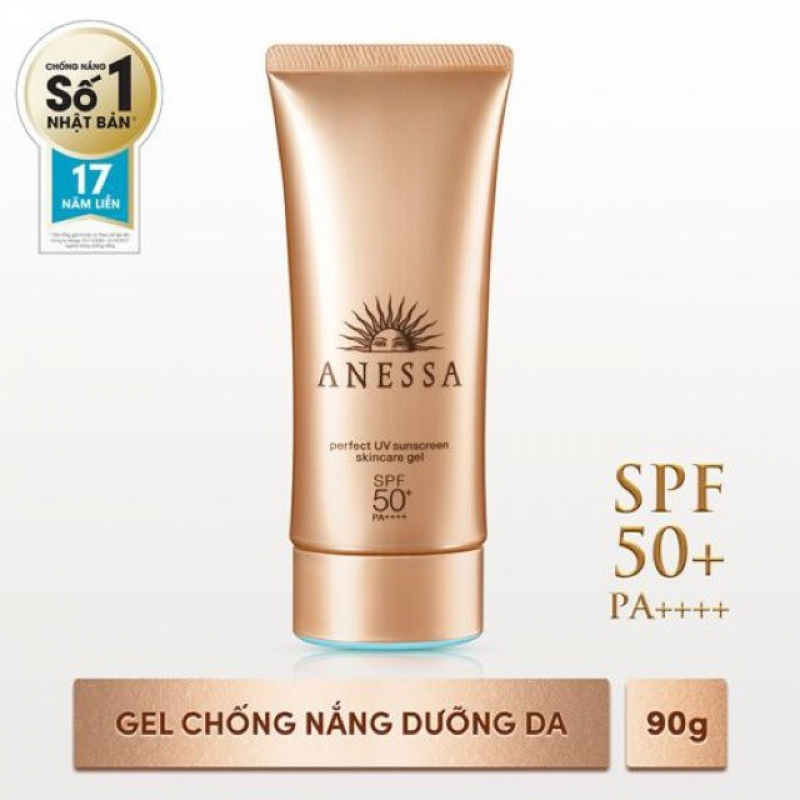 Gel Chống Nắng Dưỡng Da Bảo Vệ Hoàn Hảo Anessa SPF50+/PA++++ 90g Perfect UV Sunscreen Skincare Gel