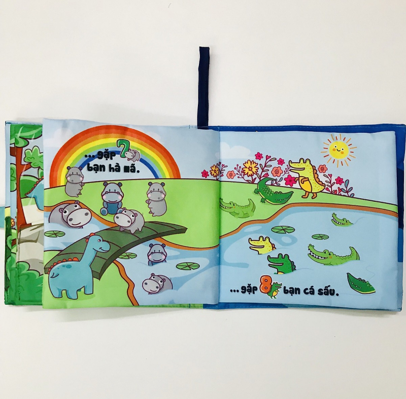 Sách vải đa tương tác Hành trình của Dino