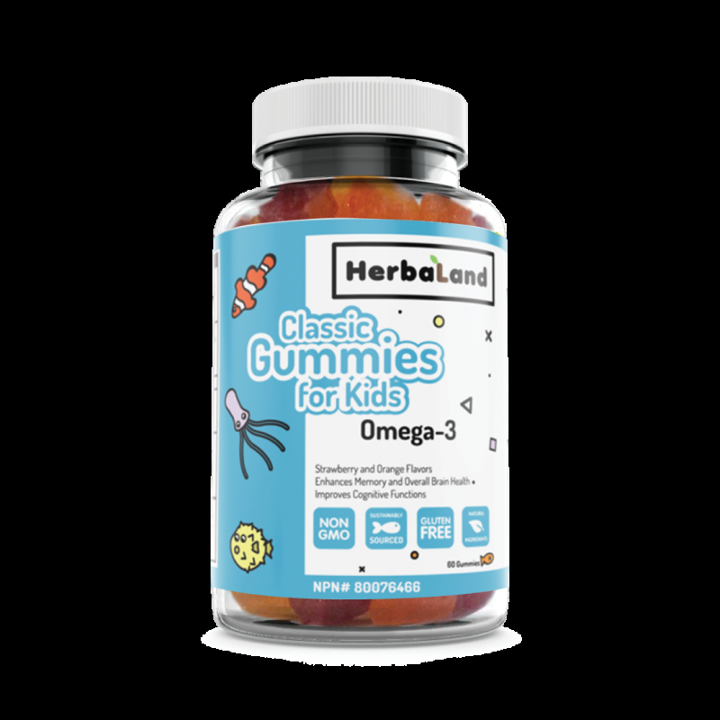 HERBALAND'S CLASSIC GUMMIES FOR KID OMEGA-3