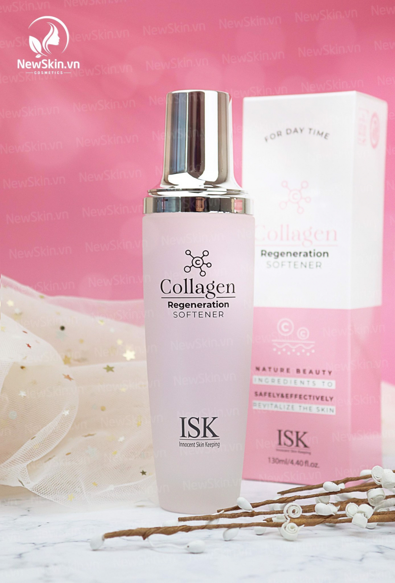 Nước hoa hồng săn chắc và làm trắng da ISK Collagen