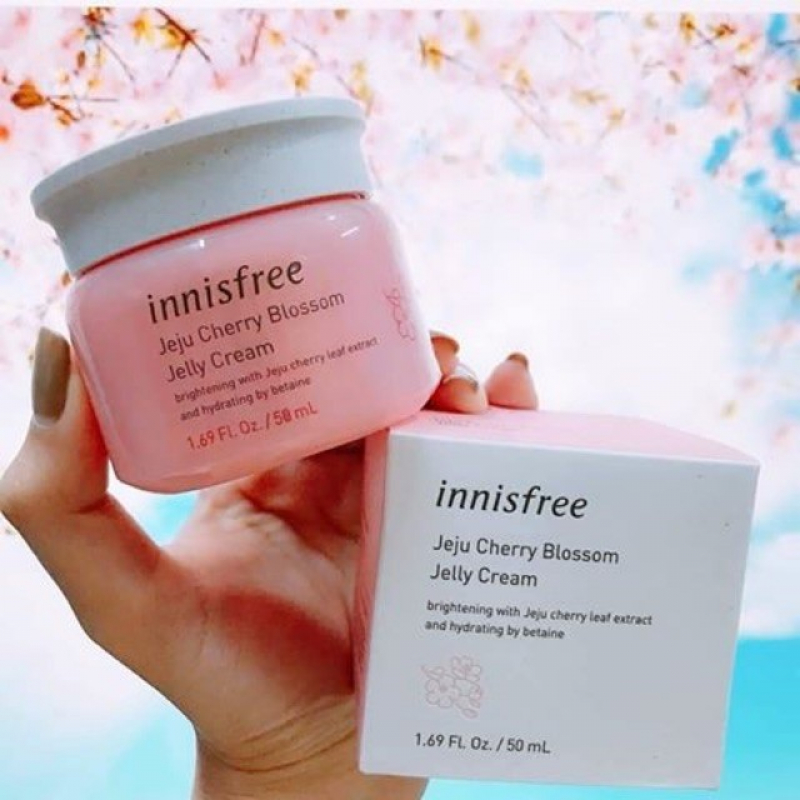 Kem Dưỡng Ẩm Innisfree Jeju Cherry Blossom Cream Jelly Cream 50ml