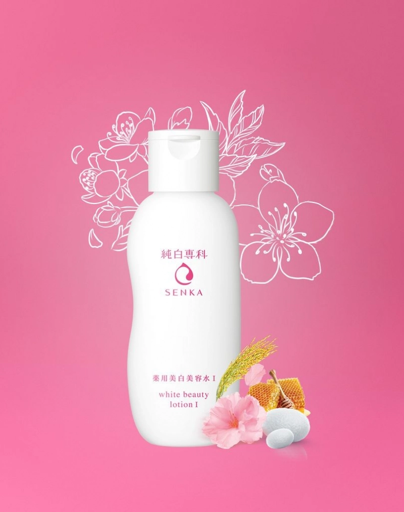 Nước dưỡng làm mềm và trắng da Senka White Beauty Lotion I