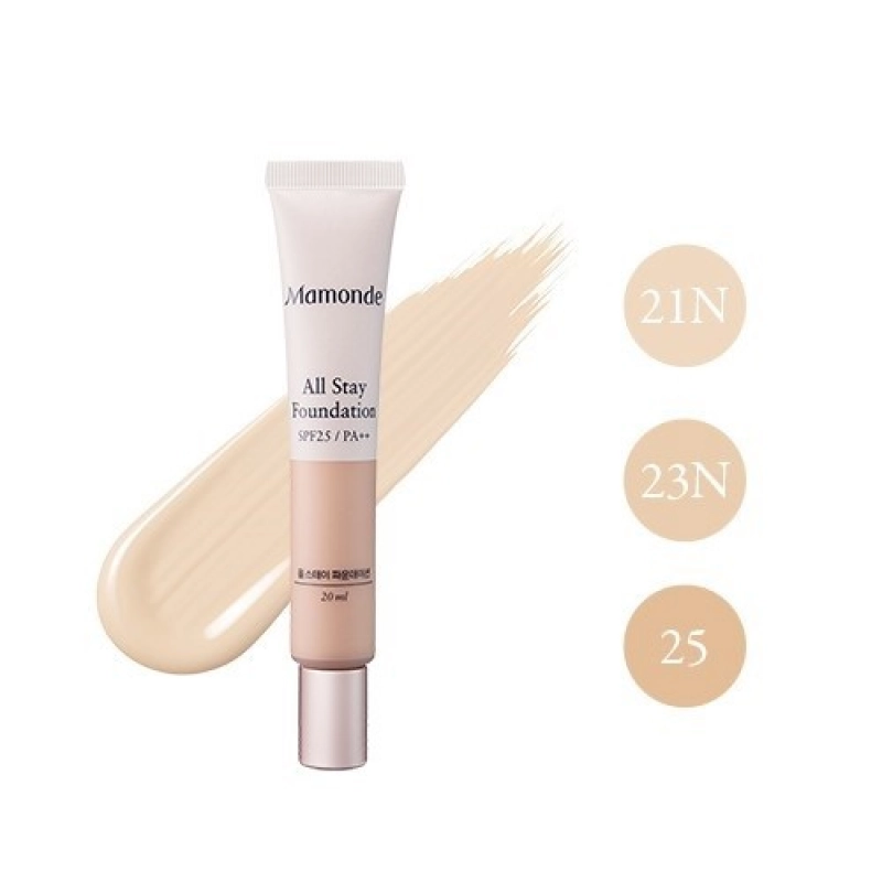 Che khuyết điểm Hàn Quốc Mamonde All Stay Foundation