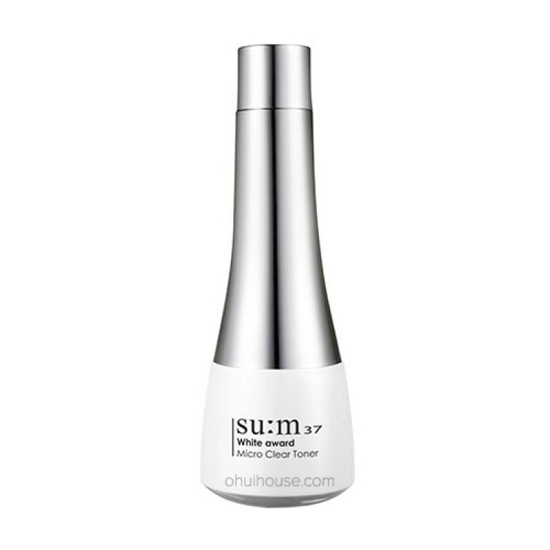 Nước hoa hồng dưỡng trắng da ẩm mịn Su:m37 White Award Micro Clear Toner