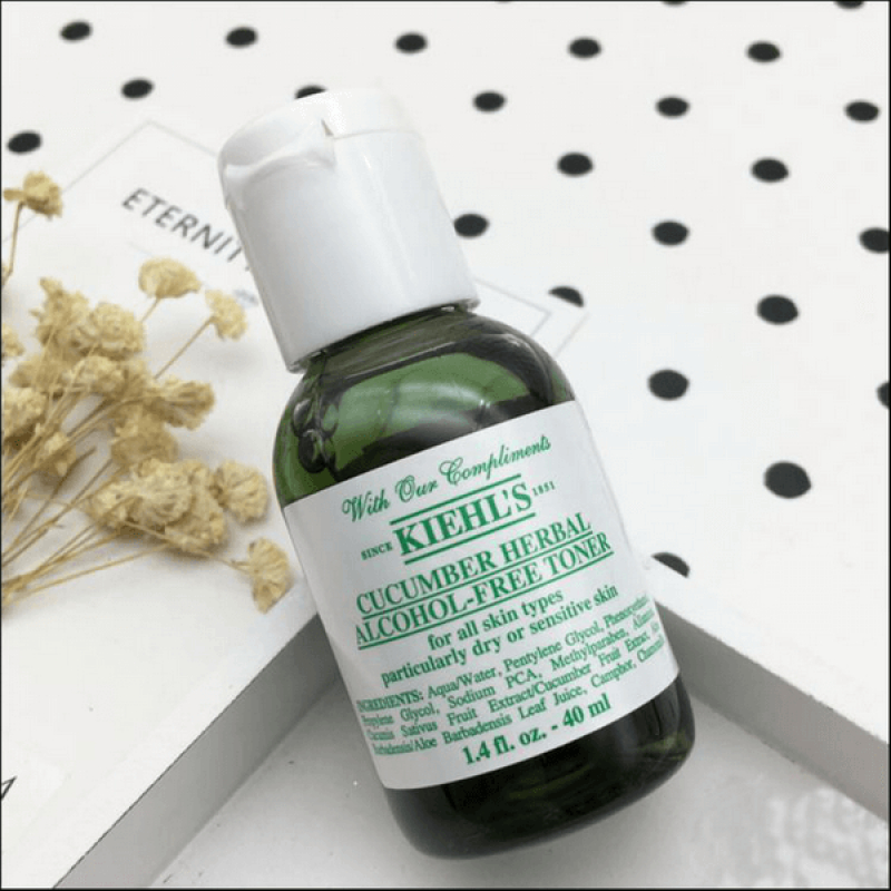 Nước hoa hồng Kiehl’s dưỡng ẩm Cucumber Herbal Alcohol