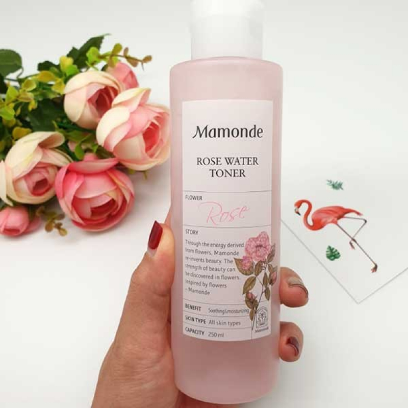 Nước Hoa Hồng Cung Cấp Độ Ẩm Mamonde Rose Water Toner (500ml)