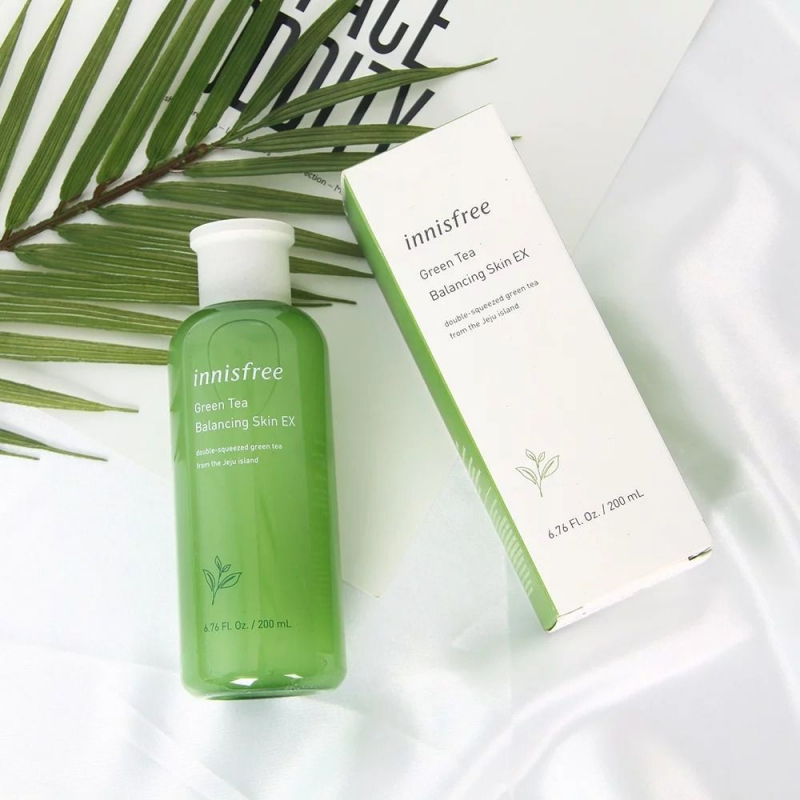 Nước Hoa Hồng Innisfree Trà Xanh Green Tea Balancing Skin