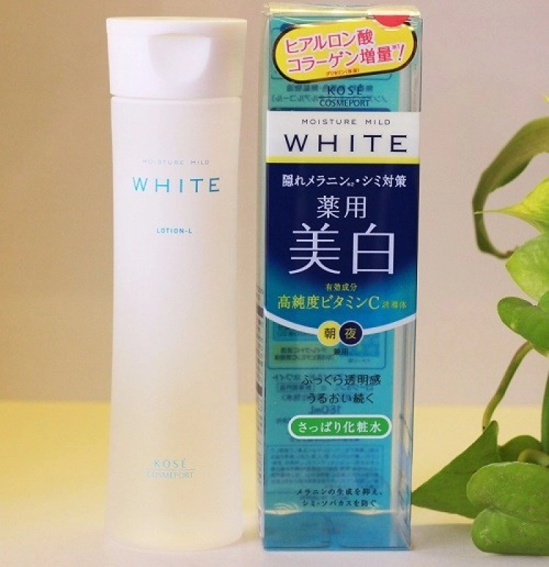 NƯỚC HOA HỒNG DƯỠNG ẨM TRẮNG DA KOSE VITAMIN C MOISTURE MILD WHITE