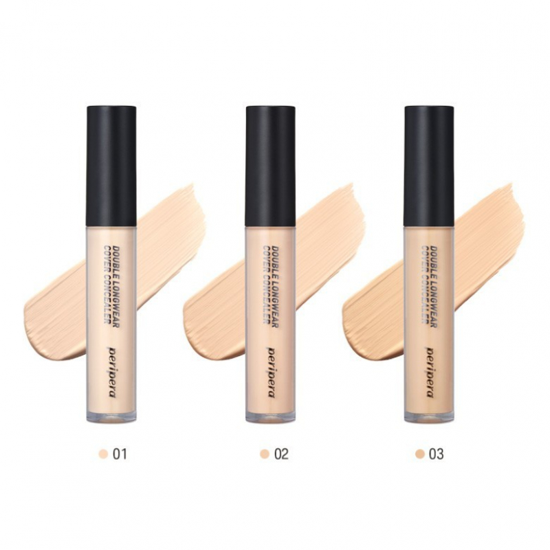 Che khuyết điểm Hàn Quốc Peripera Double Longwear Cover Concealer