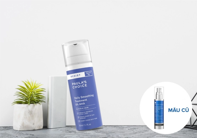 Kem tẩy da chết làm trắng sáng và đều màu da Paula’s Choice Resist Daily Smoothing Treatment With 5% AHA