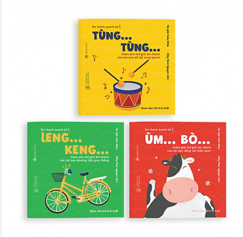 Sách - Âm thanh quanh bé - dành cho các bé