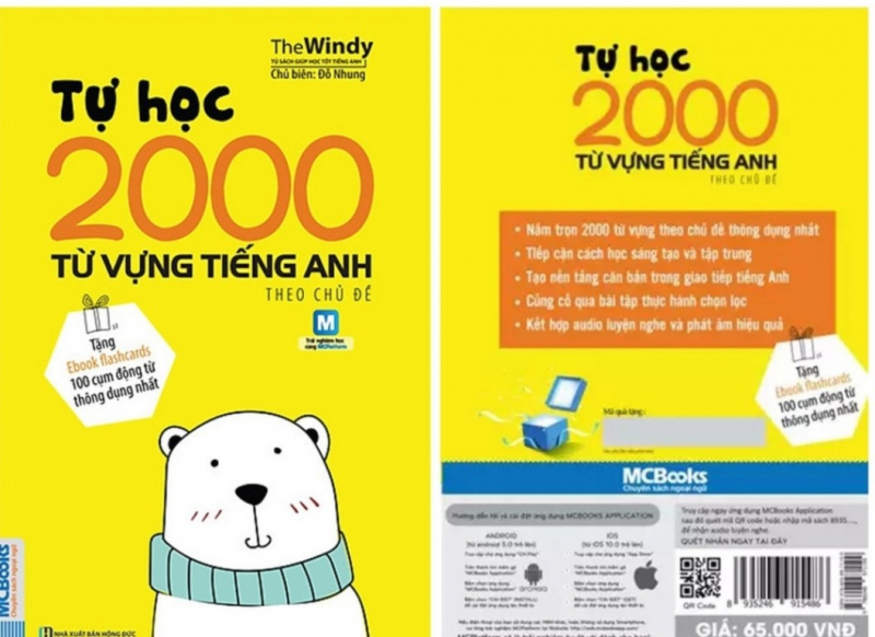 Sách - Tự học 2000 từ vựng tiếng anh theo chủ đề phiên bản khổ nhỏ