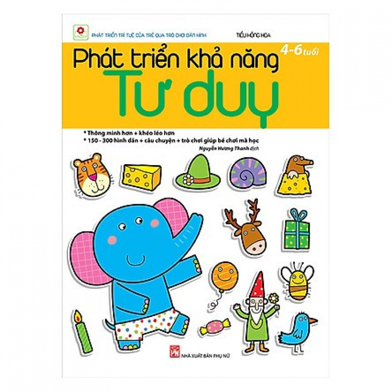 Sách phát triển khả năng ngôn ngữ, sáng tạo, toán học, tư duy cho bé