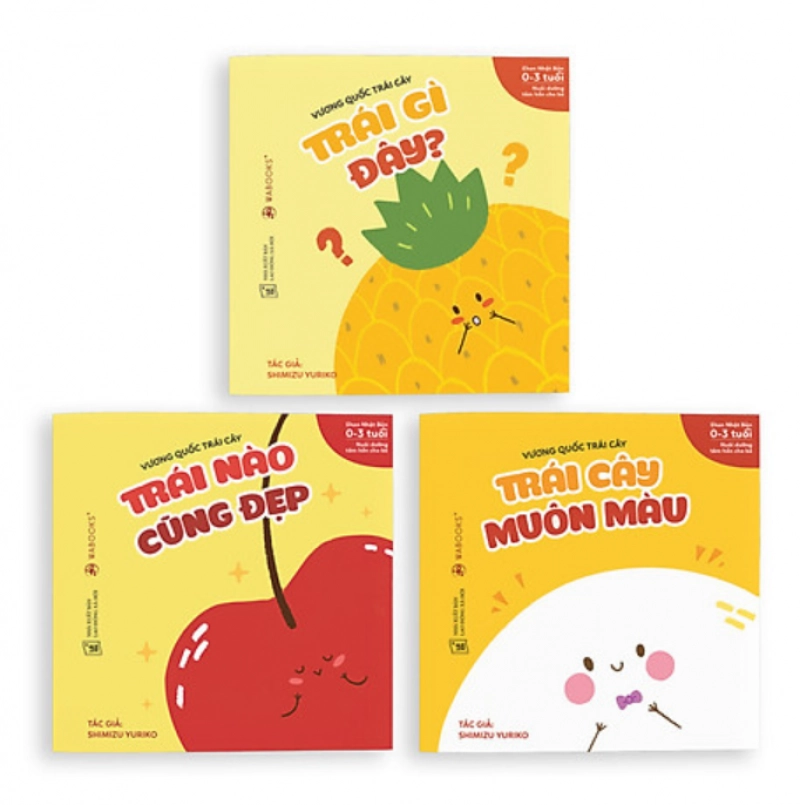 Sách Ehon - Combo 3 cuốn Vương quốc trái cây