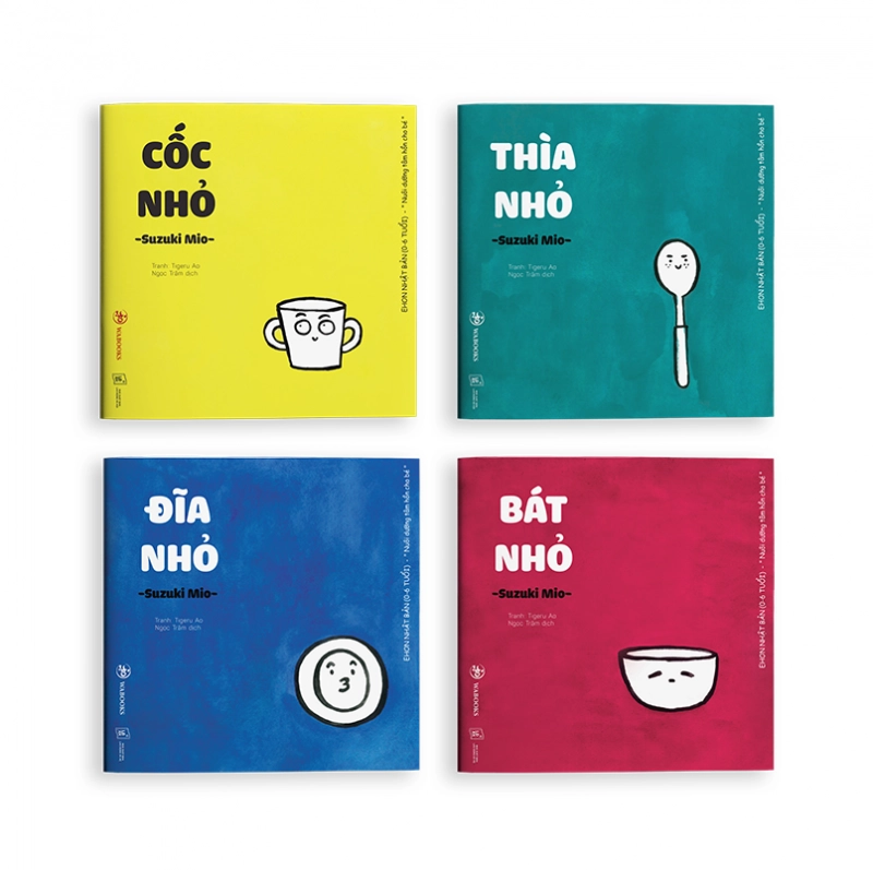Sách Ehon Nhật Bản - Combo 4 cuốn Đồ vật