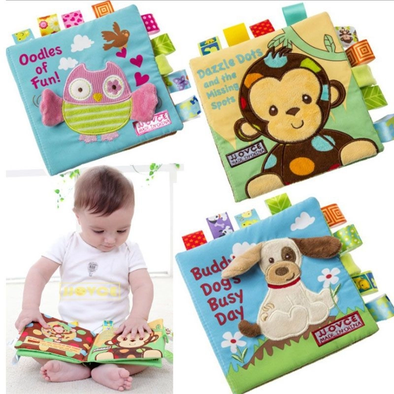 Sách Vải Montessori JVOICE Phát Triển Cảm Quan Chủ Đề Động Vật