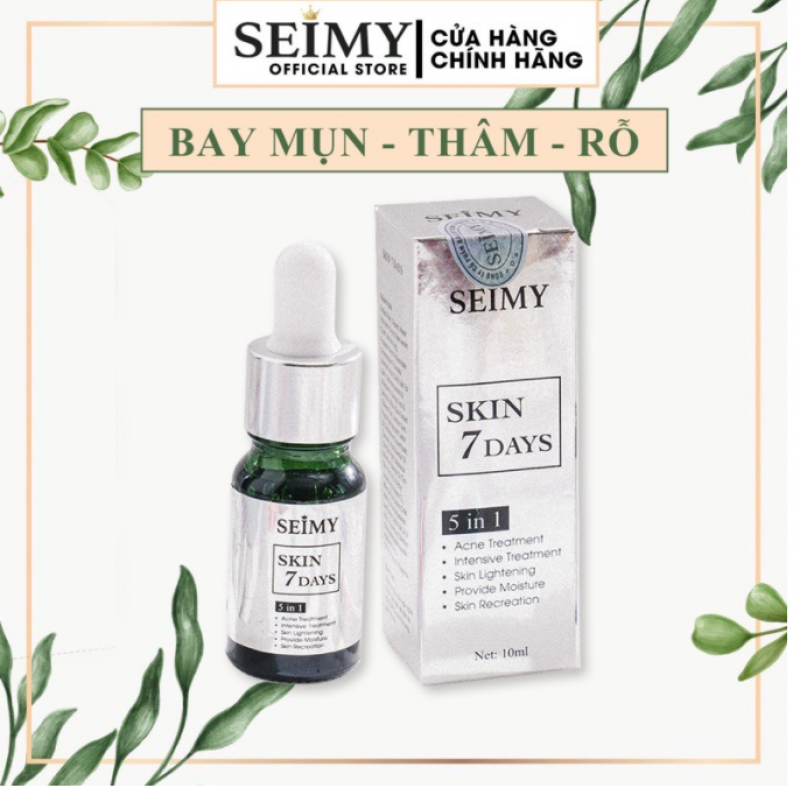 Serum giảm mụn thâm rỗ Seimy - Skin 7 Days (10ml)