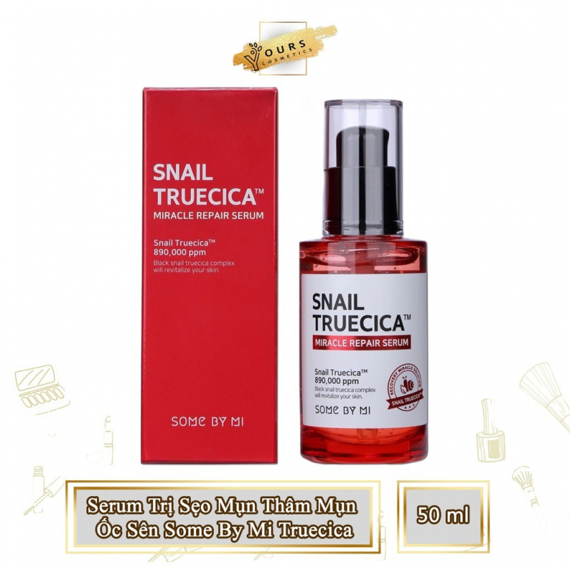 Serum Mờ Sẹo Mụn Thâm Mụn Ốc Sên Some By Mi Snail Truecica