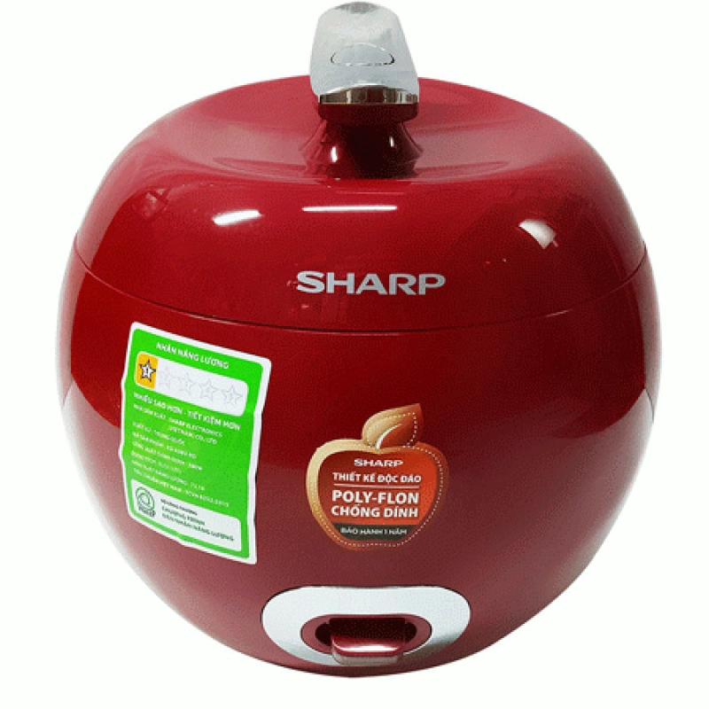Nồi Cơm Quả Táo 0.72L Sharp KS-A08V