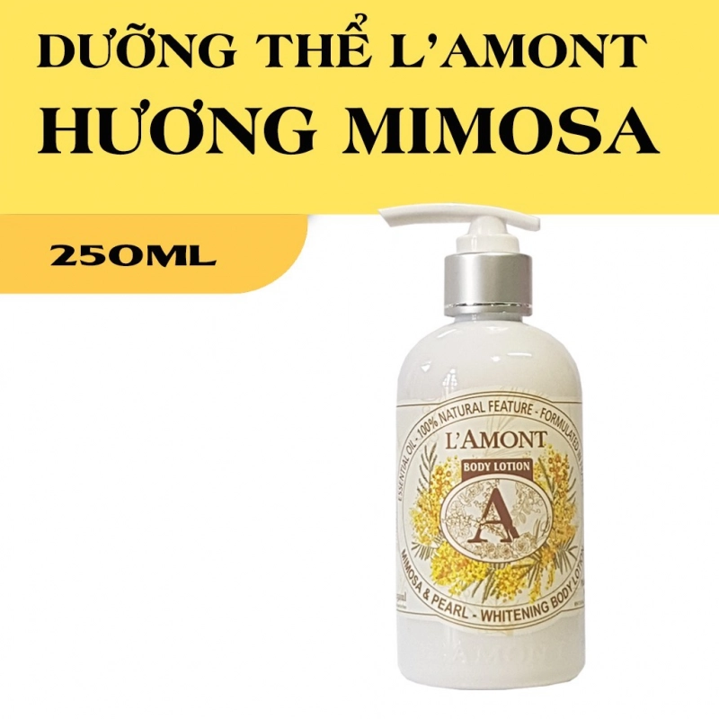 Sữa dưỡng thể Mimosa & Pearl Whitening Body Lotion (hương hoa mimosa)