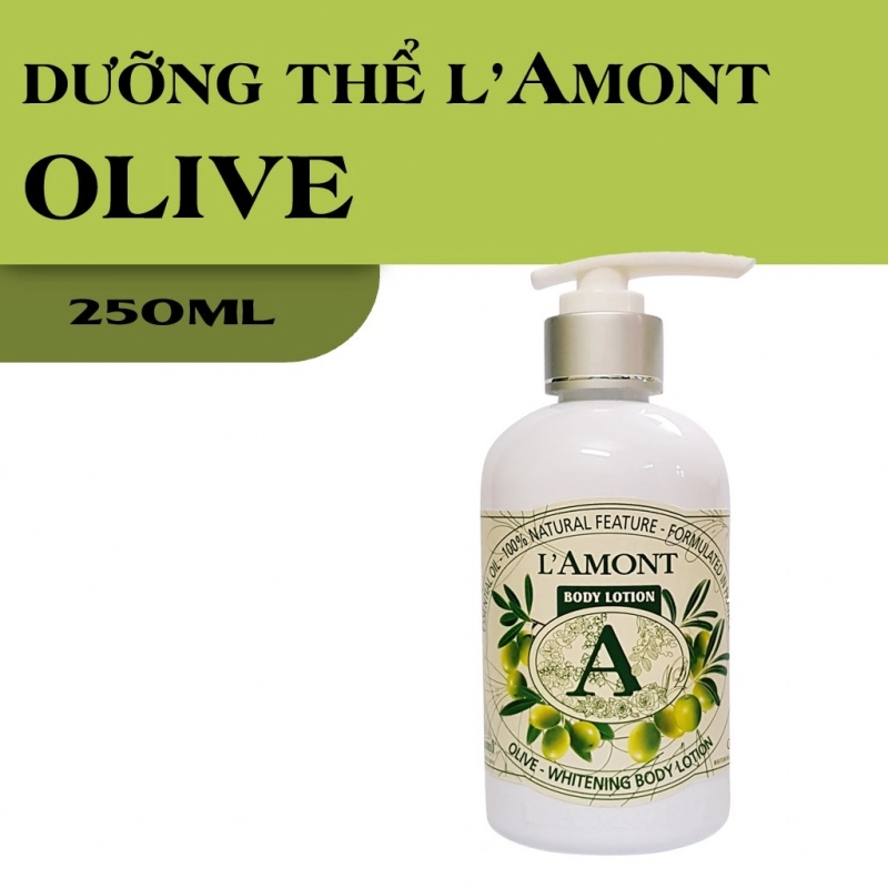 Sữa Dưỡng Thể Trắng Da LAmont En Provence Hương Olive