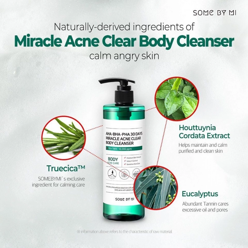 Sữa tắm tẩy tế bào chết Some By Mi AHA-BHA-PHA 30 Days Miracle Acne Clear Body Cleanser
