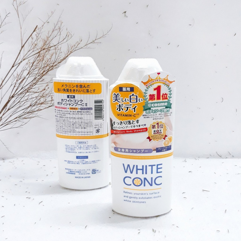 Sữa tắm Sáng Da Toàn Thân White ConC Body 360ml