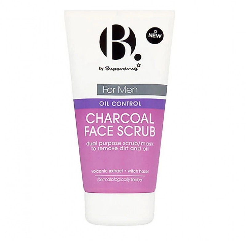 Tẩy da chết cho nam B.Superdrug Oil Control Charcoal Face Scrub