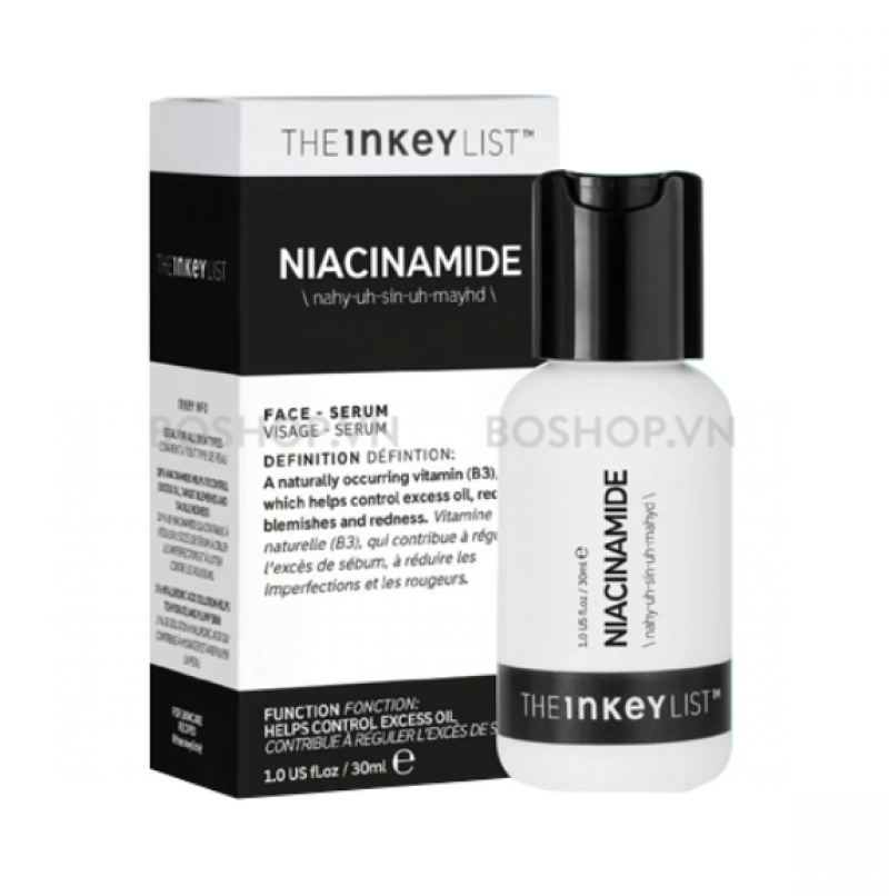 Serum kháng mụn mờ thâm The INKEY List Niacinamide (30ml)