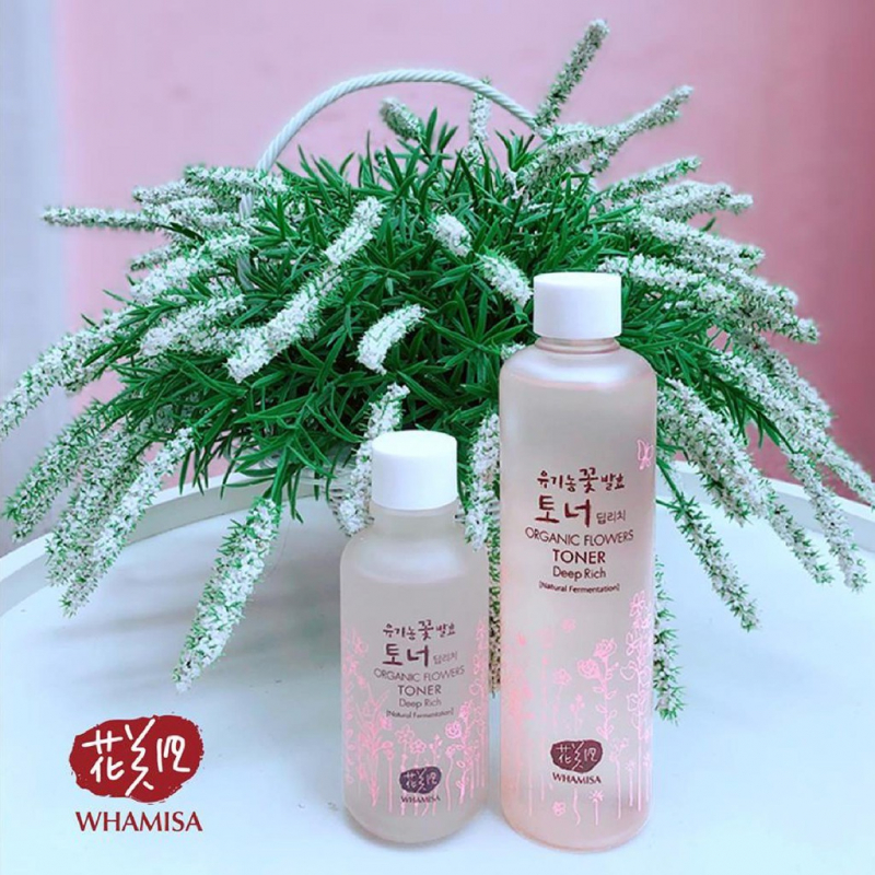 Nước Hoa Hồng Hữu Cơ Organic Flowers Toner Whamisa