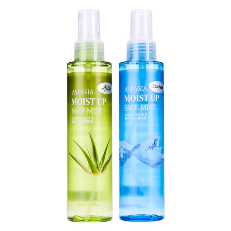 Xịt Khoáng Nha Đam Trắng Sáng Dịu Da ASPASIA MOIST UP FACE MIST