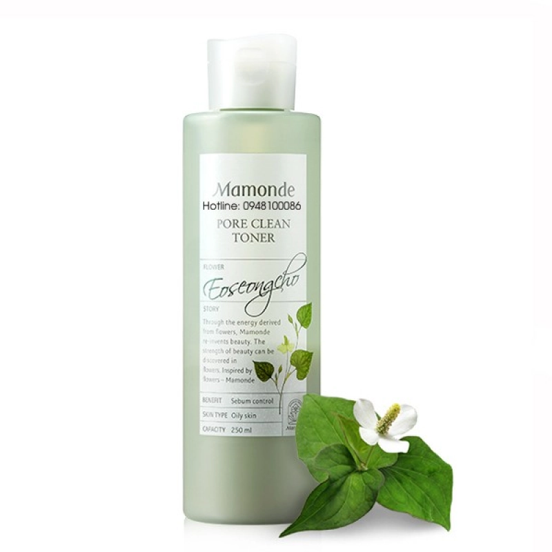 Nước Hoa Hồng Mamonde Pore Clean Toner 250ml