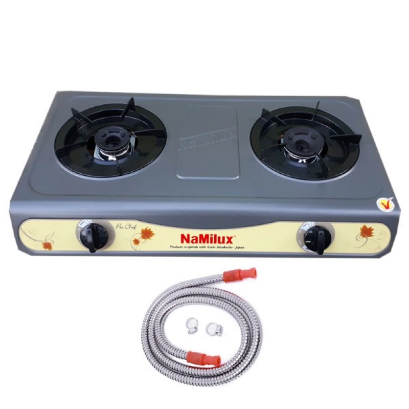Bếp gas đôi mặt men Namilux NA-681DFM