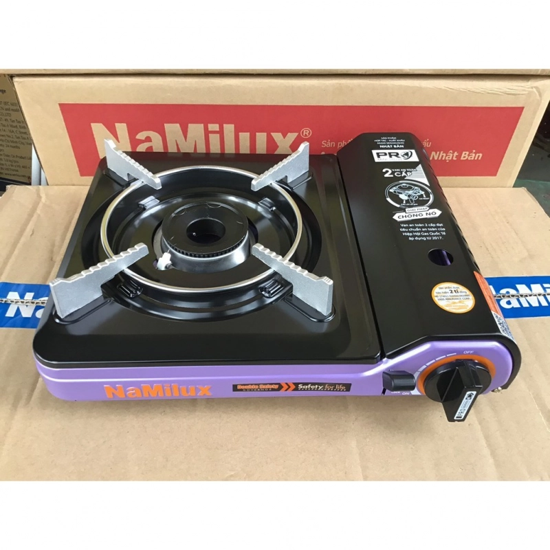 Bếp Ga Chống Nổ Mini Namilux Van An Toàn
