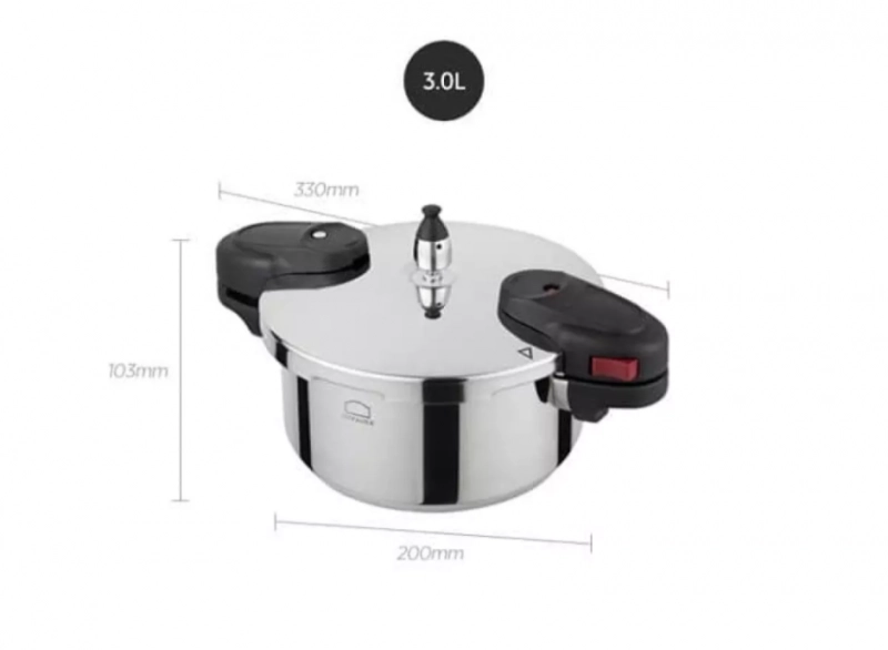 Nồi Áp Suất Kép Inox Lock&Lock LYD1182 - 3L