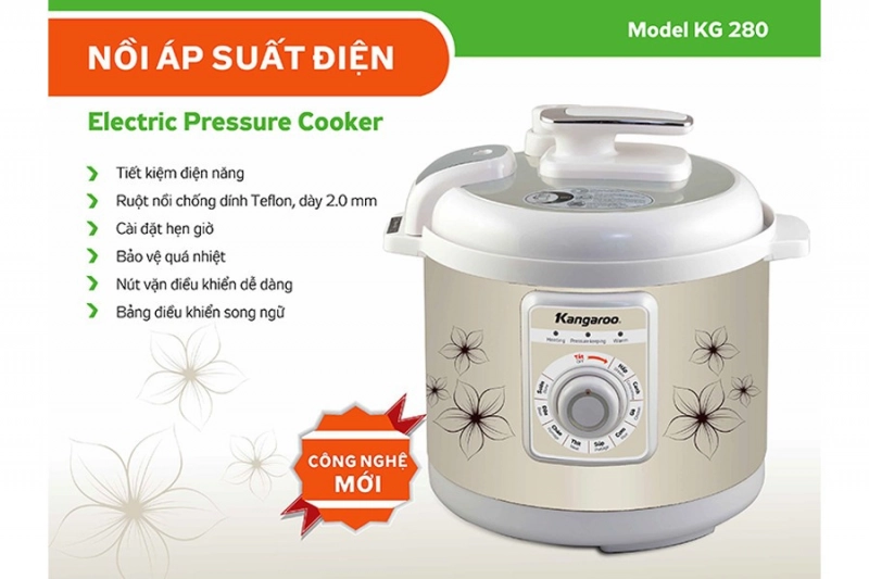 Nồi áp suất điện Kangaroo KG 280M