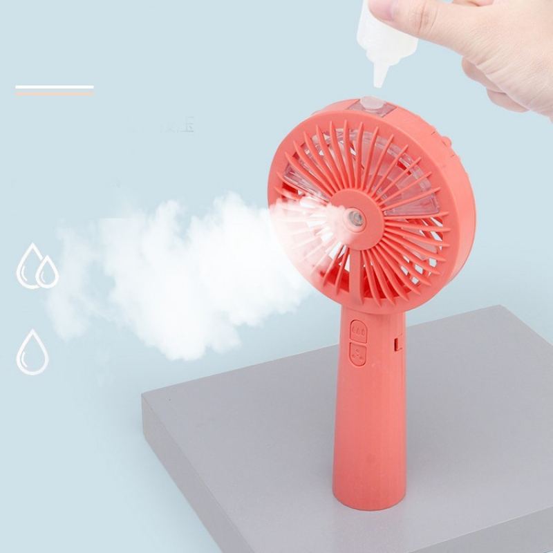 Quạt Phun Sương Cầm Tay Mini - Quạt Cầm Tay Mini Phun Sương Tự Động Model 2021