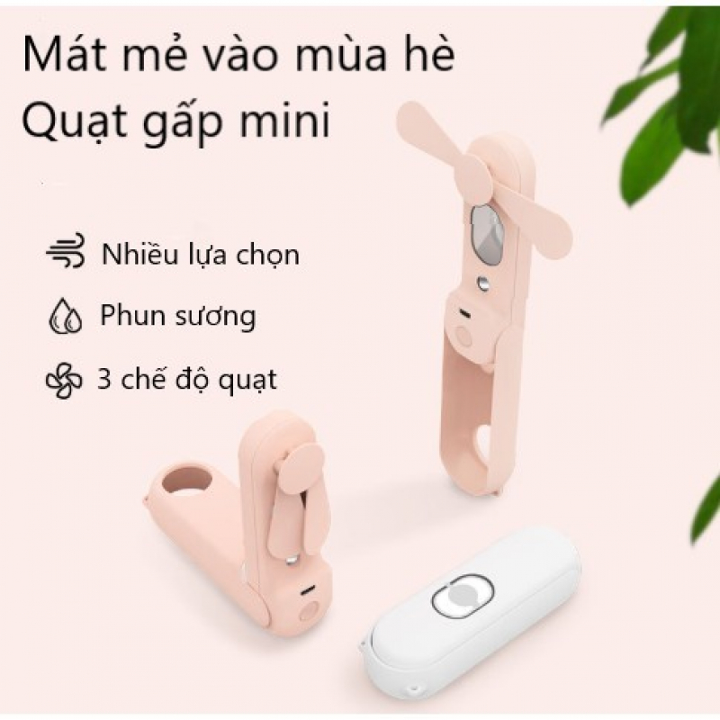 Quạt phun sương mini cầm tay gấp gọn