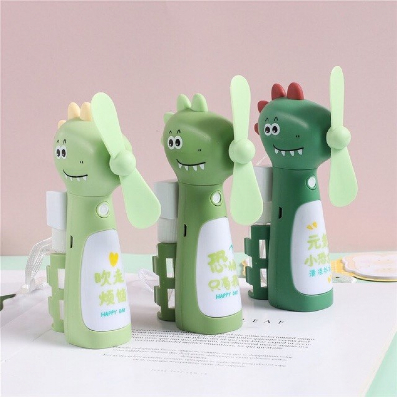 Quạt phun sương mini cầm tay hình khủng long