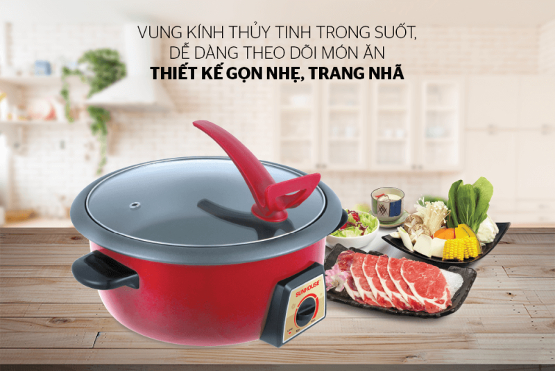 Nồi lẩu điện Sunhouse SHD4520