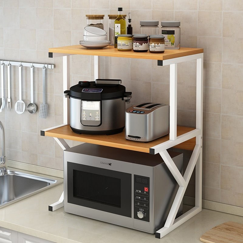Kệ bếp đẹp cho nhà nhỏ thép GM02