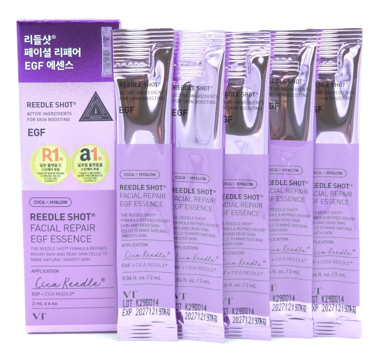 VT Reedle Shot Facial Repair Egf Essence
