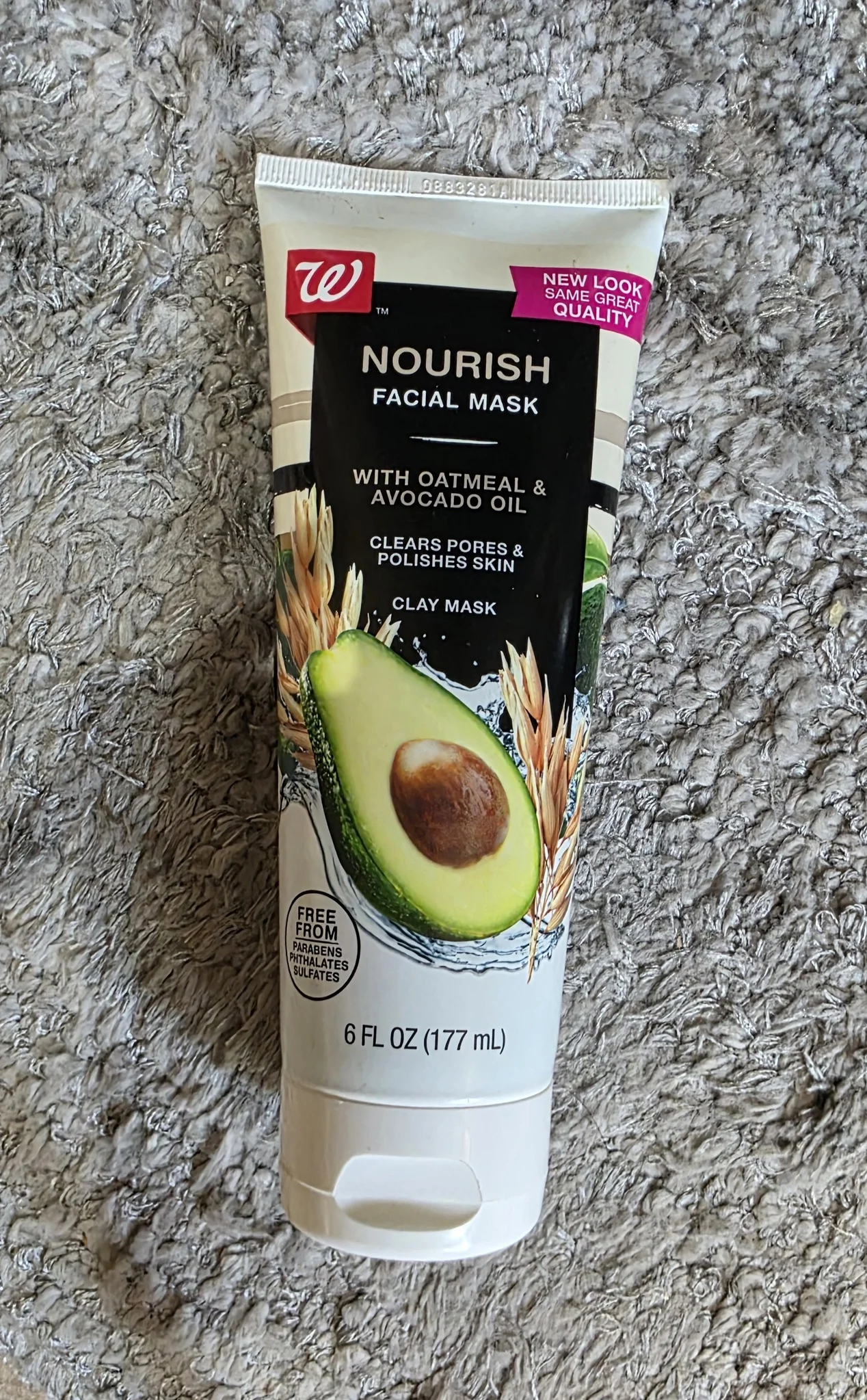 Walgreens Nourish Facial Mask With Oatmeal & Avocado Oil