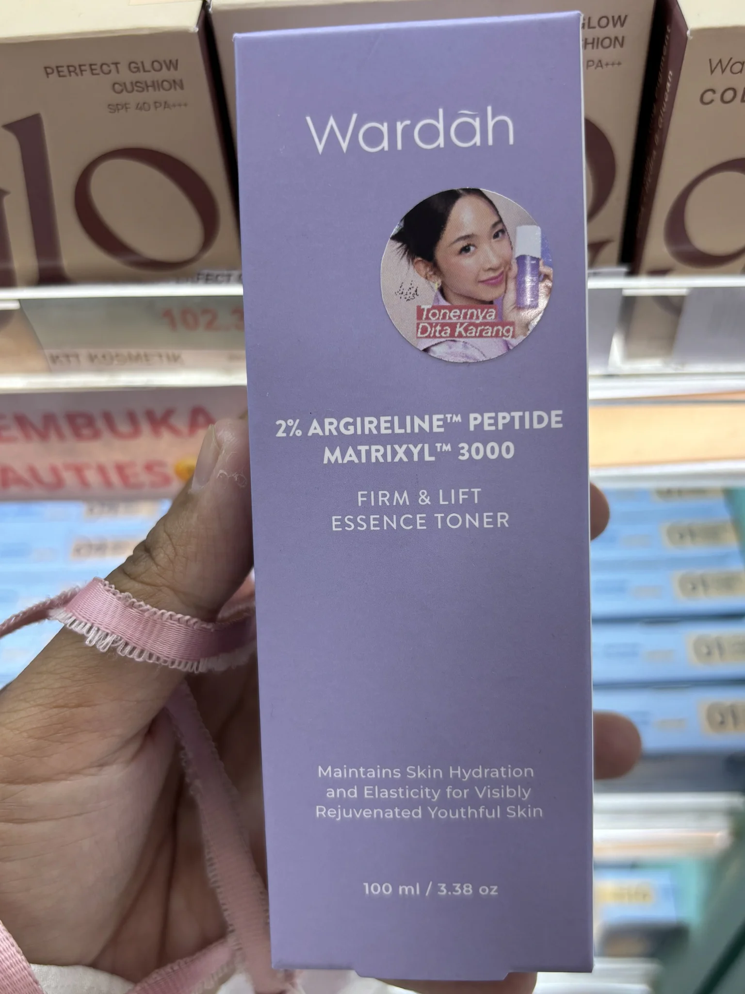 Wardah 2% Argireline™ Peptide Matrixyl™ 3000 Firm & Lift Essence Toner