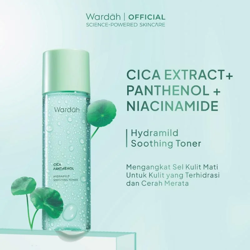Wardah Cica Panthenol Hydramild Soothing Toner