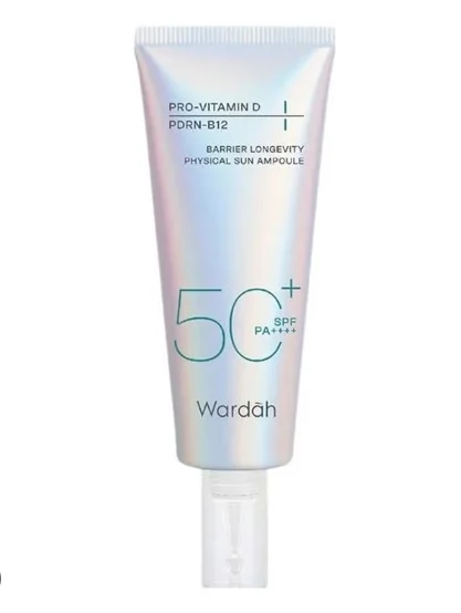 Kem chống nắng Wardah PDRN Sunscreen Barrier Longevity Physical Sun Ampoule SPF 50+ Pa++++